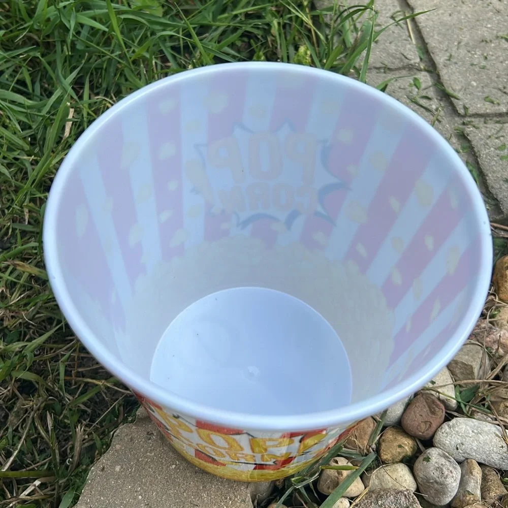 🩶5/$30 Plastic Movie Theater Style Popcorn Bucket NEW